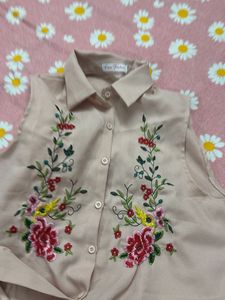 Floral Embroidered Top