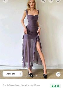 Newme Purple Maxi Dress