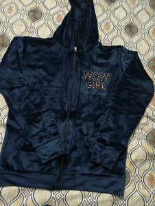 Blue Velvet Tracksuit - WOW GIRL