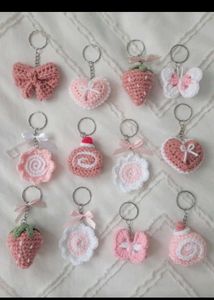 Crochet Keychains - Kawaii Style