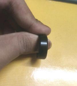 Men Matte Black Ring