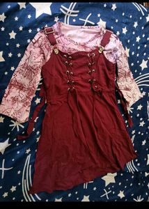 Cute Maroon Lace-Up Mini Dress