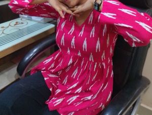 Pink Printed Tunic Top
