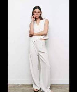 Zara White Trousers