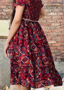 Jaipuri Printed Dress S /M