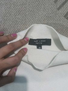 White Korean Top