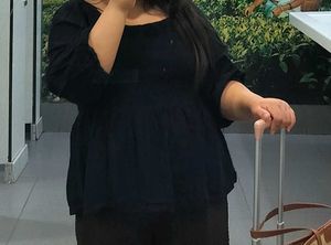 Black Cute Top