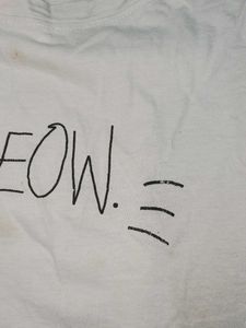 Meow Graphic Tee