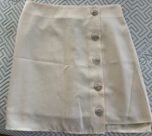 Pomelo Beige Mini Skirt (Size M)