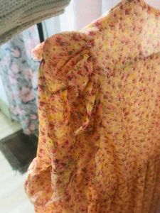 Midi Coral Dress