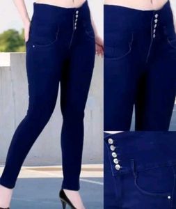 Stylish Navy Blue Skinny Jeans