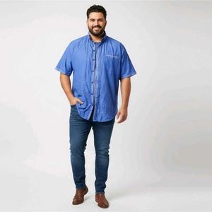 Blue Casual Shirt for men