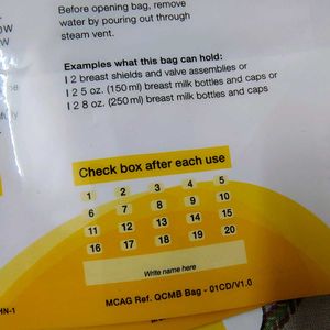 Medela Quick Clean Bags - set of 4