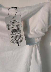 Chic White One-Shoulder bodysuit Top