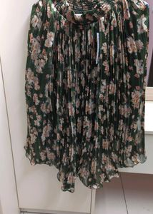 Green Midi Skirt For Women