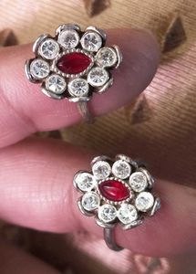 Pure Silver Toe Rings Bohemian Style