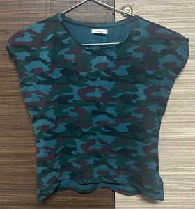 Camouflage Crop Tshirt