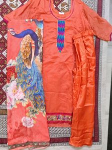 Fully Stitched Plazoo Set. Rest Colour