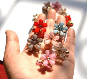 Cute Flower Hair Claw - Pack of 6 Pcs