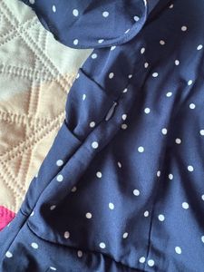 Blue polka Dress
