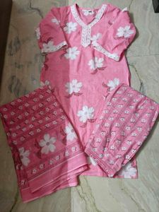 Suit With Dupatta N Pant