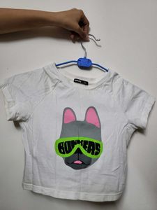White Bonkers Baby Tee