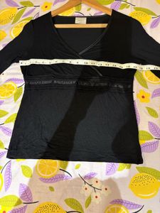 Beautiful Black Full Sleeve Top