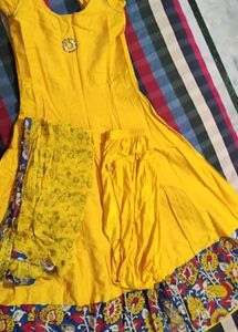 Yellow Indian Dress Set