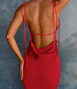 Red Bodycon Maxi Dress