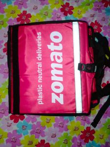 Zomato Delivery Bag &amp; 2 Combo Tshirt Kit😍🔥
