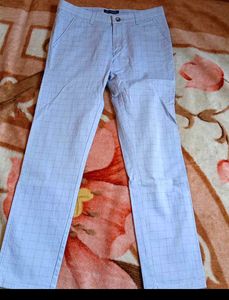 Mens Check Formal Trouser
