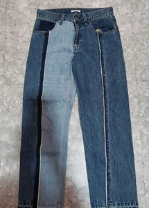 Unique Colorblock Jeans