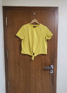 Mustard Yellow Stripes Tee