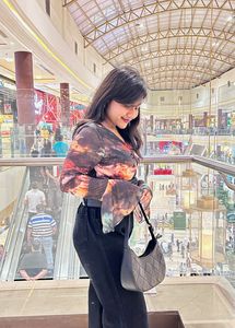 Beautiful bell sleeves mesh top🖤