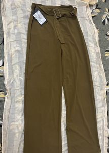 Women’s High Rise Relaxed Fit Korean Trousers