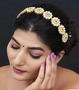Elegant Kundan Floral Headband