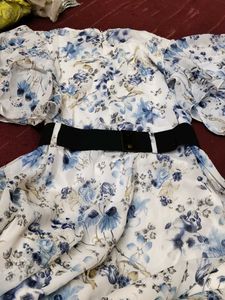 Floral Print Ethnic Skirt