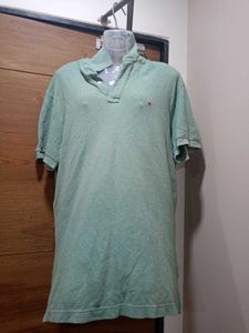Tommy Hilfiger Light Green Polo Tee