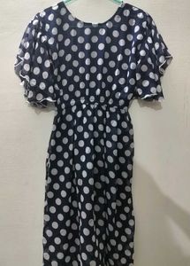 Dotted A-line Dress