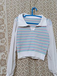 Knitted Woolen Top