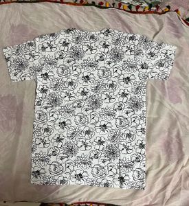 White Cotton T-Shirt For Men And Women