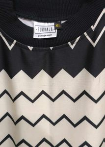 Black And White Midi Dress