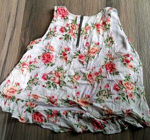 Floral Sleeveless Top