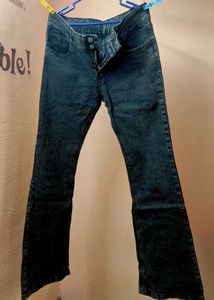 Women Flared Black Jeans Kotty