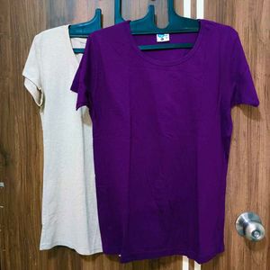 🛍️ Purple &amp; Khadi Tee ⭐⭐⭐⭐⭐