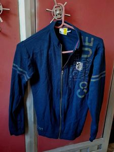 Navy Blue Full Zip Jacket