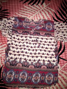 Brown colour top.