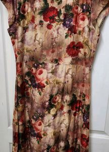 Knee Length Floral Dress