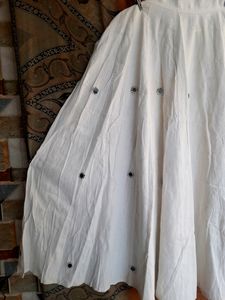 White Lehenga