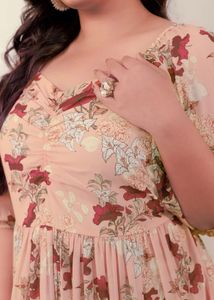 Floral Print Midi Dress
